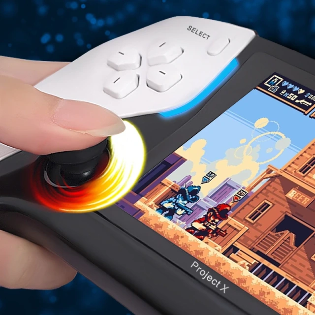 Hot Selling Portable Project X 4.3 Inch Color Large Screen Handheld Console Double 3D Rocker Player Video Games