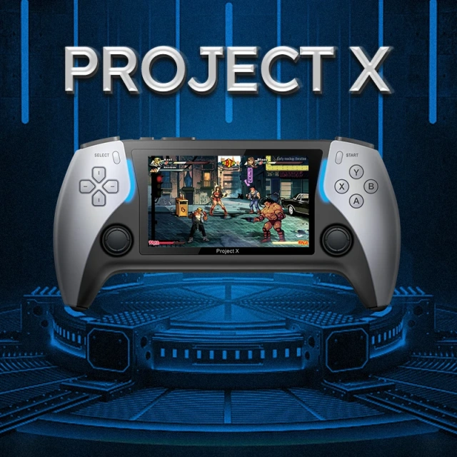Hot Selling Portable Project X 4.3 Inch Color Large Screen Handheld Console Double 3D Rocker Player Video Games