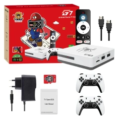 G7 game box Allwinner H618 Android 12 HD 4k video game console 2.4G dual wifi Wireless Gamepad FOR PS5 video game consoles