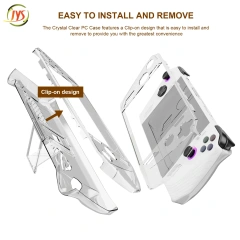 RA007 Handheld PC Crystal Case Protective Carrying Shell For ROG Ally Transparent Clear Cover Skin