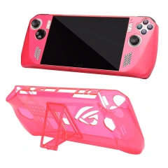 Transparent Shell For ROG ALLY Game Console Crystal Cover with Bracket For ROG ALLY Clear Case