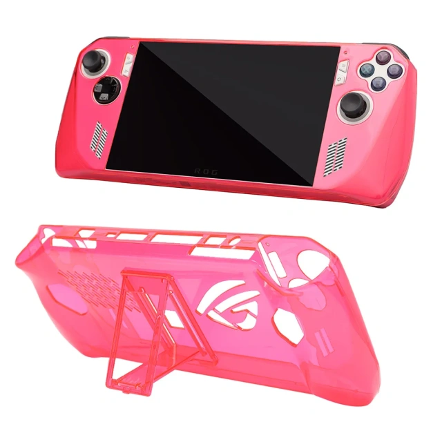 Transparent Shell For ROG ALLY Game Console Crystal Cover with Bracket For ROG ALLY Clear Case