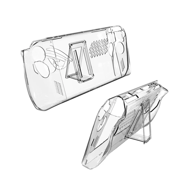 Transparent Shell For ROG ALLY Game Console Crystal Cover with Bracket For ROG ALLY Clear Case