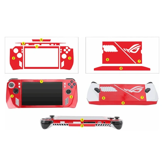 Full Protection Vinyl Stickers Decals For ASUS For Rog Ally Handheld Protective Wrap Skin Sticker