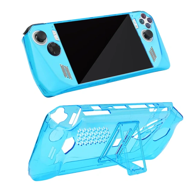 Transparent Shell For ROG ALLY Game Console Crystal Cover with Bracket For ROG ALLY Clear Case