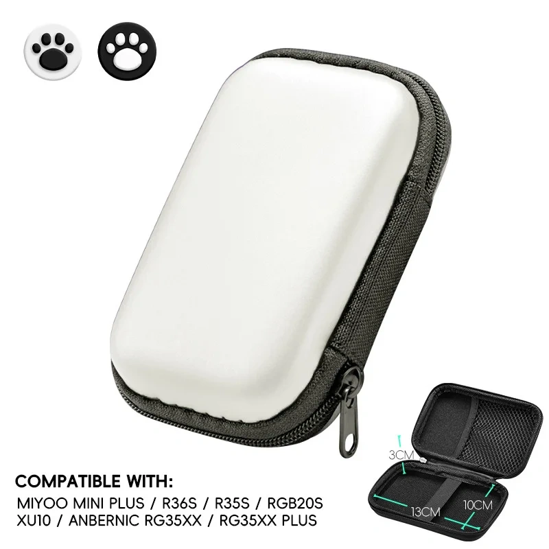 EVA Handheld Pouch Video Game Console Case For R36S Protective Case Travel Bag For RG35XX Carrying Case Storage Bag