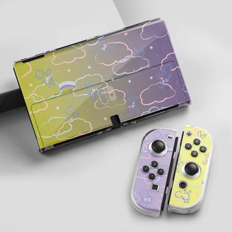 Hard Shell Printing Case PC Cover For Nintendo Switch OLED Protective Case Games Console Cover Skin