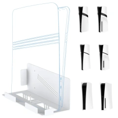 Game Console Storage Rack Wall Display For PS5/PS5 Pro/PS5 Slim Metal Bracket