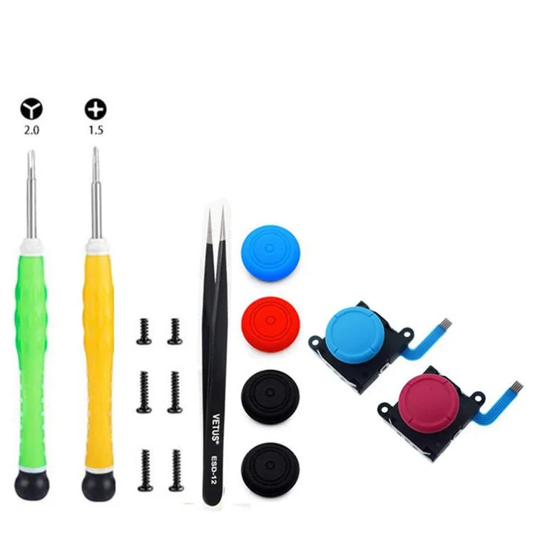 Wholesale 15 In 1 Original Left & Right 3D Analog Sensor Joystick Repair Parts Kit For Nintendo Switch Con Controller