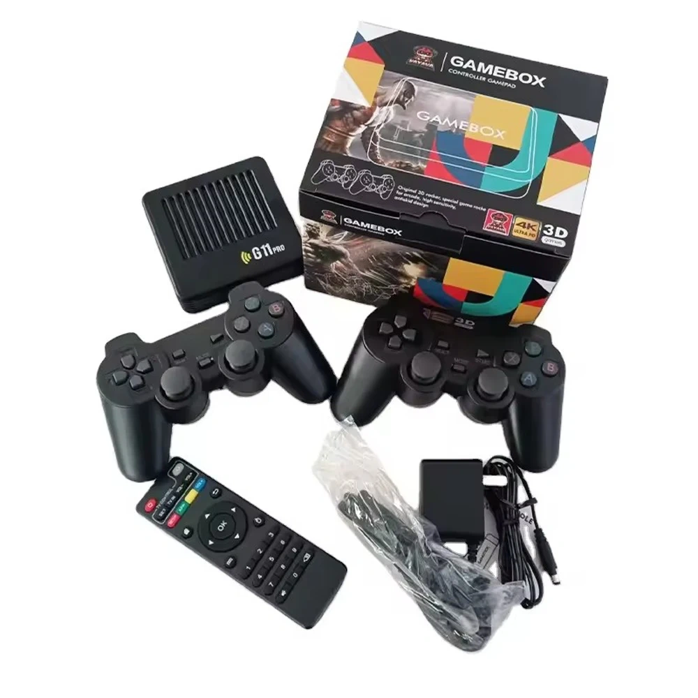 Newest G11 Pro Family Retro Classic gaming Console 64/128GB 30000+ Games 4k Game Box Video Game Console Support TV Box