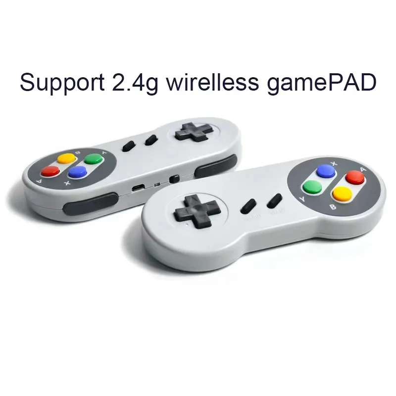 2.4g wireless video game console snes 821 in 1 TV Game Player Built-in 821 Games with Dual Gamepads