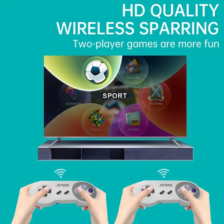 Wireless Video Game 926 Retro Games In HD Game Stick 4K Dual Controller 16 Bit TV Gaming Console
