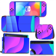 Decal Sticker Colorful Skin Cover Case For Nintendo Switch OLED Console Controller Protective Cover Skin Decal stickers