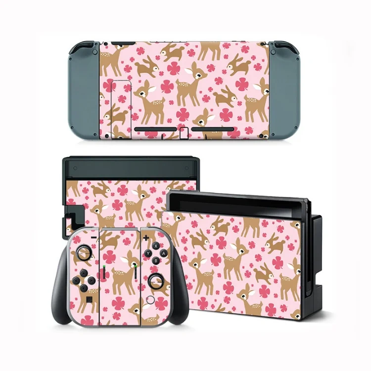Sticker Console Controller Cover Vinyl Decal Skin for Nintendo Switch Dock Vinyl Skin Decals Stickers