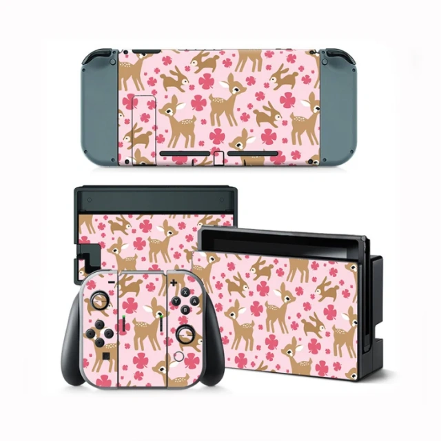 Sticker Console Controller Cover Vinyl Decal Skin for Nintendo Switch Dock Vinyl Skin Decals Stickers