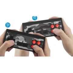 Mini 4K TV Video wireless Game Console Dual Players and Build in 1700 games retro Games Wireless Controller HD/AV OUT Console