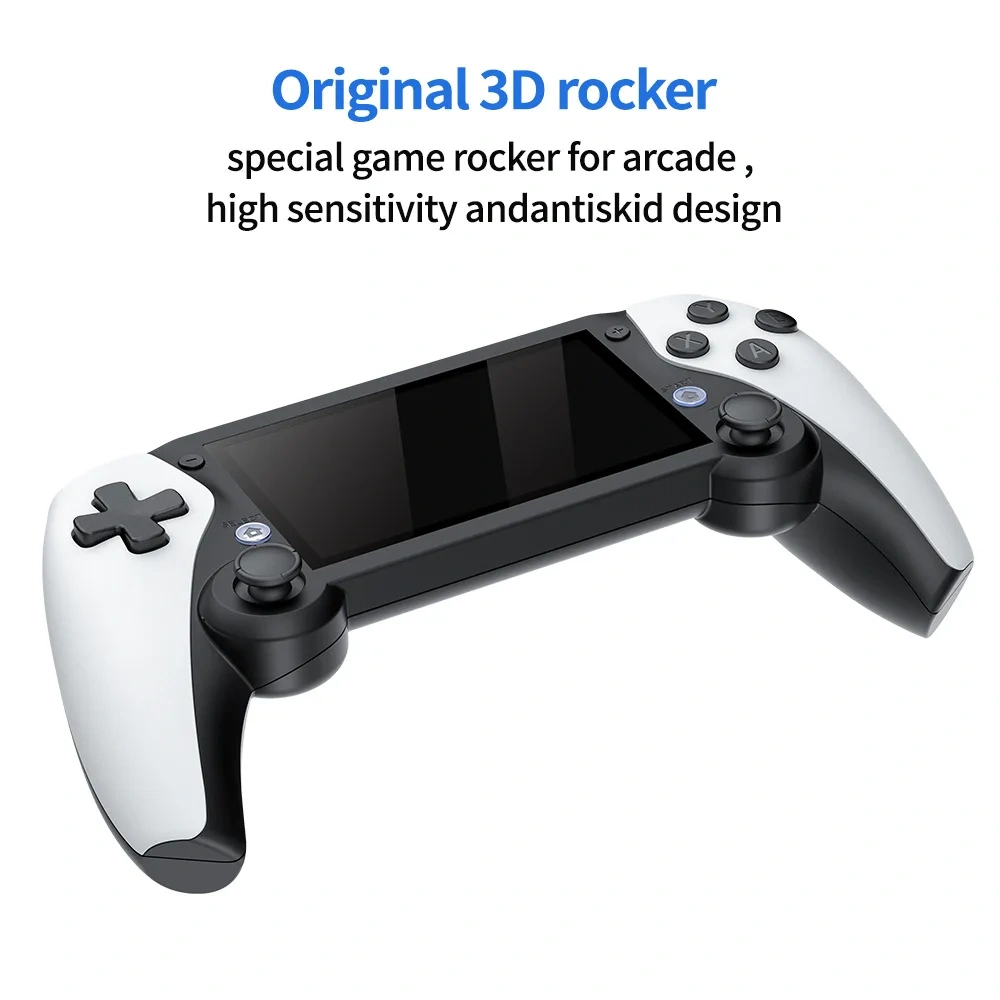 M25 Retro Handheld Video Game Console 64GB 19000 Games 4.3" IPS Screen Double 3D Rocker Portable Game Player