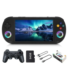 M22 Retro Handheld Game Console Linux System 5 Inches ICD Screen Portable Pocket Video Player With Gamepad/USB Cable/SD Card