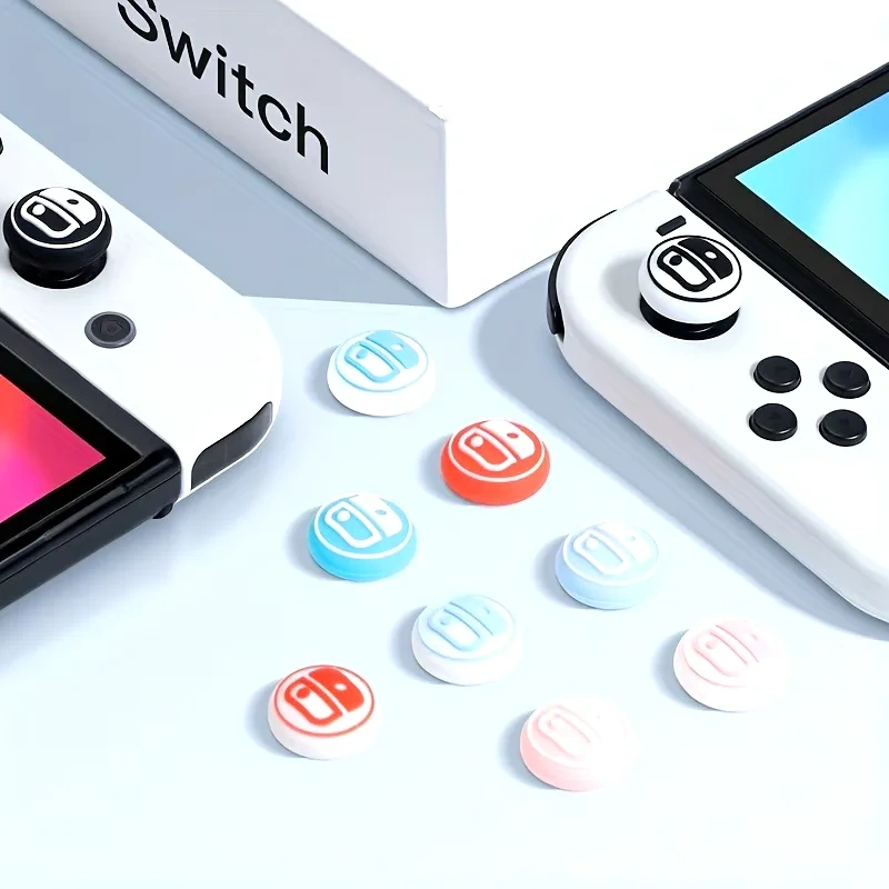 Silicone Thumbstick Grip Cap For Switch Joycon Controller Accessories Game Joystick Protective Caps