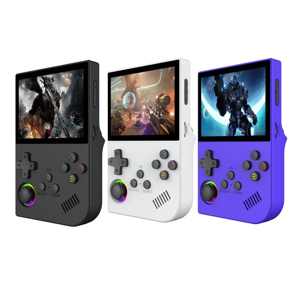 XGB36 128GB 15000 RGB Game Retro Game Handheld Console For Linux System 30+ simulator 3D joystick For PSP/PS1/SFC/GBA