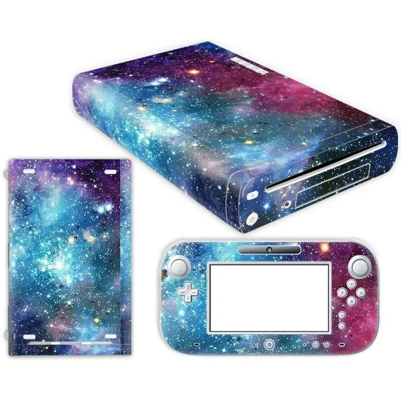Skin Sticker Cover Decal for Nintendo for Wii U Console Controllers Skin Kit Vinyl Decals Stickers Case