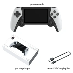 M25 Retro Handheld Video Game Console 64GB 19000 Games 4.3" IPS Screen Double 3D Rocker Portable Game Player