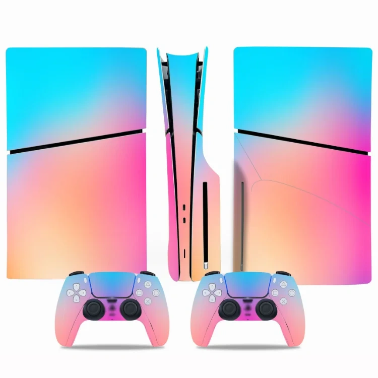 Skin Sticker Protection Film for Play station 5 Slim For PS5 Slim Disc Edition Console Vinyl Skin Sticker Decal Cover