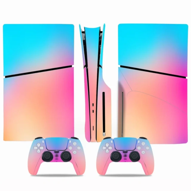Skin Sticker Protection Film for Play station 5 Slim For PS5 Slim Disc Edition Console Vinyl Skin Sticker Decal Cover