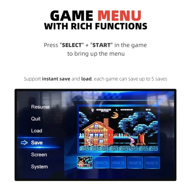Mini 4K TV Video wireless Game Console Dual Players and Build in 1700 games retro Games Wireless Controller HD/AV OUT Console