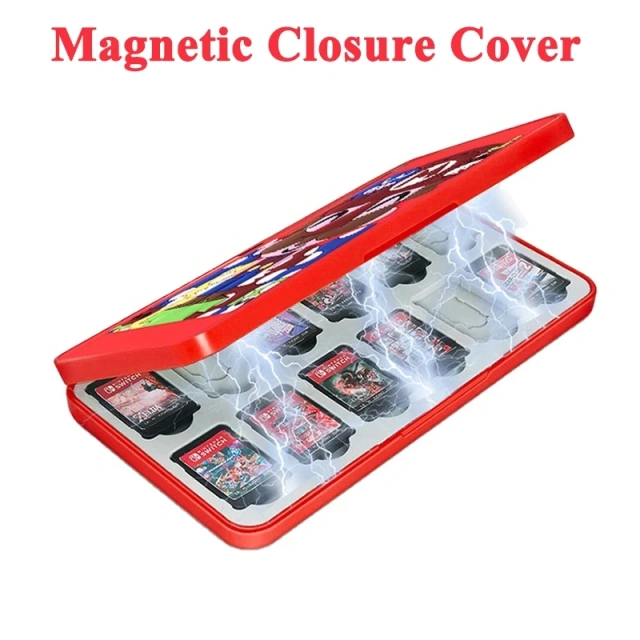 24 in 1 For Nintend Switch Game Console Memory SD Card Holder Carry Storage Case 3D Silicone Cover Box Game Accessories