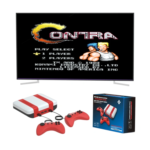 Mini Game Console Red White Retro Game Double Person 8 Bit FC 256M TV Built In 620 portable Classic Games Console for NES