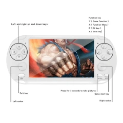 X9-S Portable Retro Handheld Game Console Portable 5.1-inch Video children's Games Player With Camera Mp4 Player Support TF Card