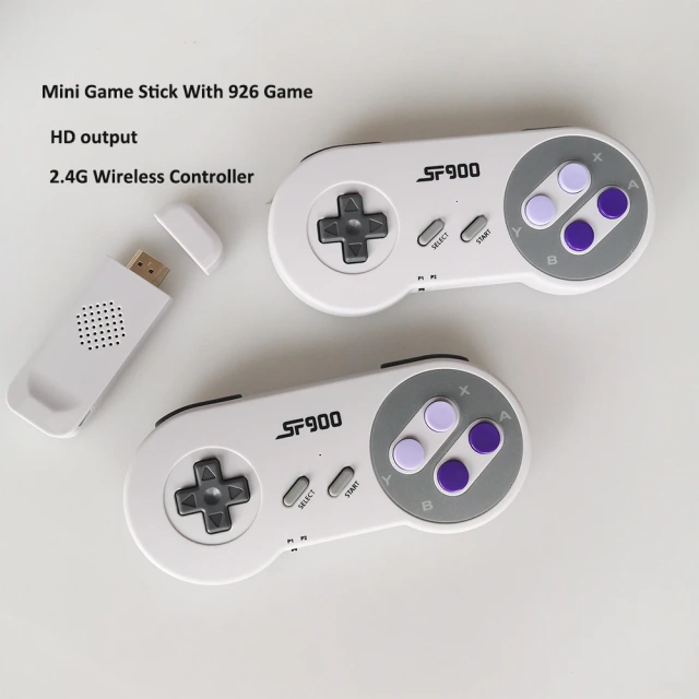 Wireless Video Game 926 Retro Games In HD Game Stick 4K Dual Controller 16 Bit TV Gaming Console