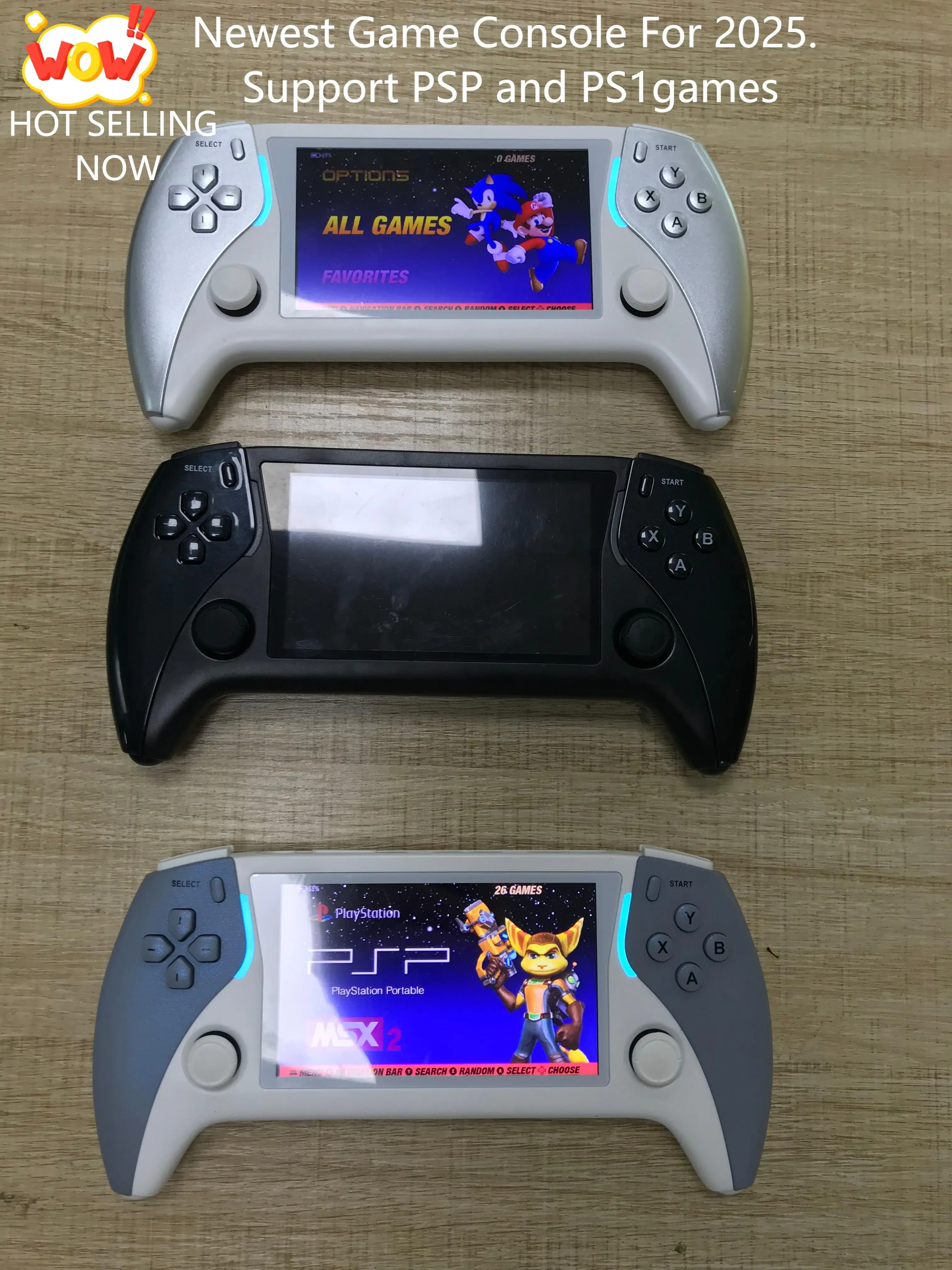 Project X Pro 4.3 Inch IPS Screen Portable Handheld Consoles Android Built In 15000 Games Retro Classic Video Game Console