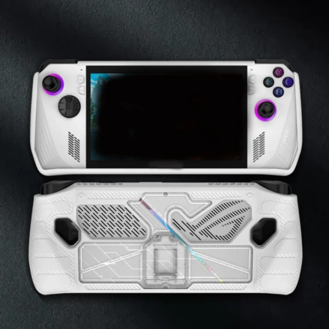 Full Body TPU+PC Protective Case For Rog Ally Console Protector Case With Foldable Kickstand Cover Skin
