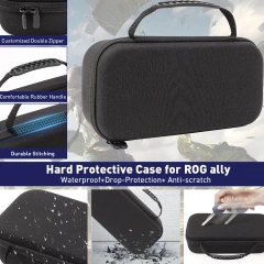 Double Layer Storage Bag Protective Case Handbag for Rog Ally/X Handheld Travel Bag Carrying Case