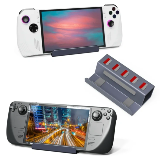 Frosted Aluminum Alloy Stand For Steam Deck For Rog Ally For Nintendo Switch Alloy Stand Base Holder