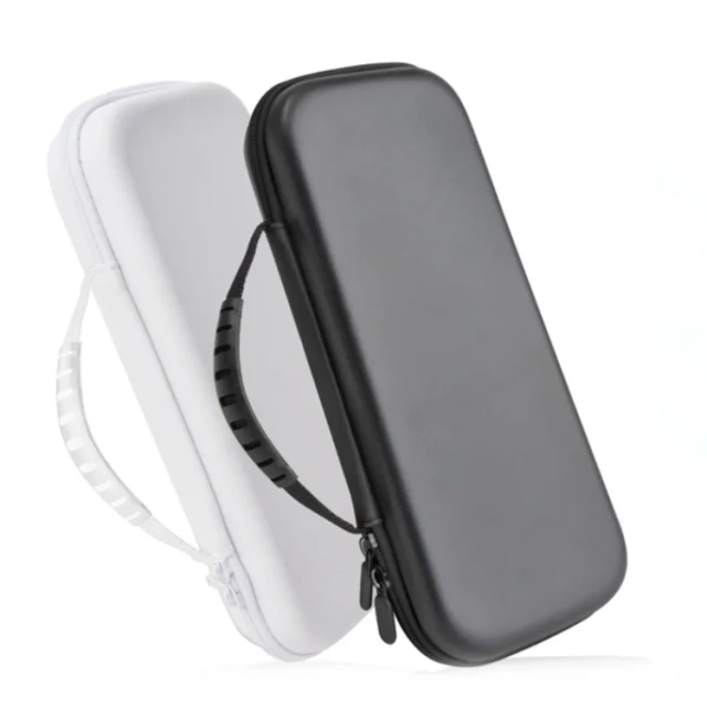 Hard Leather Pattern Bag EVA Protective Case Portable Game Console Bag For Rog Ally Handheld Case