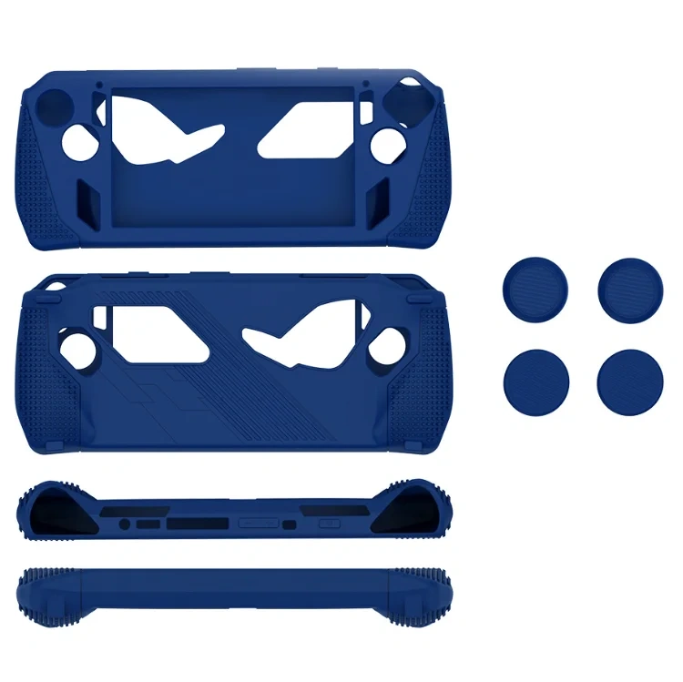 Silicone Protective Case Anti-fall Cover With Thumb Grips For Rog Ally Console Case Joysticks Cover