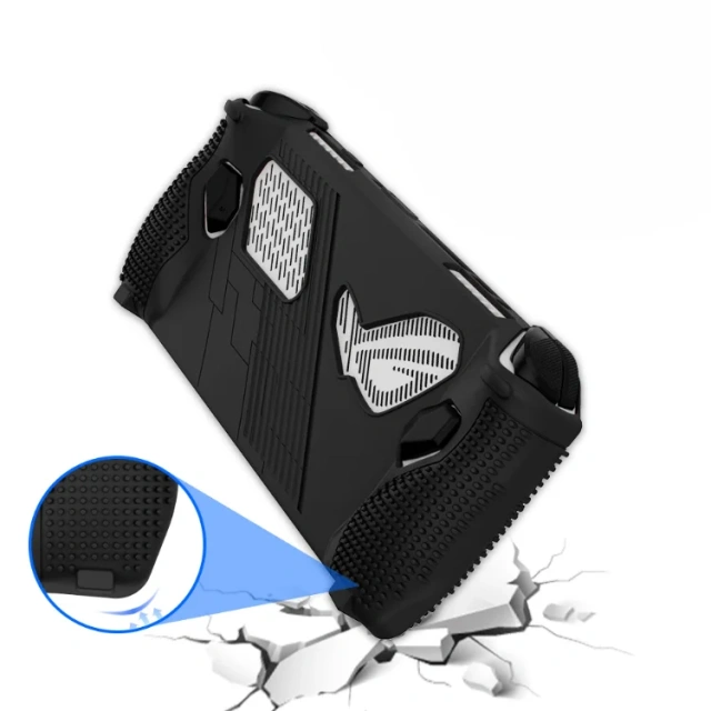 Silicone Protective Case Anti-fall Cover With Thumb Grips For Rog Ally Console Case Joysticks Cover