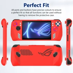 Soft Silicone Cover Skin Full Case For ASUS Rog Ally Game Console Handheld Protective Sleeve Case