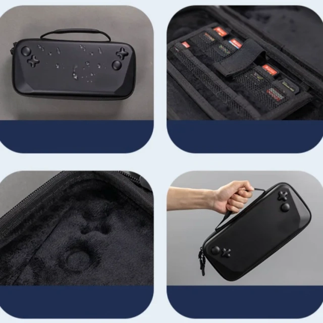 Console Storage Bag Shockproof Case for Rog Ally X Handheld Protective Case Travel Bag Large Capacity Accesseries Carrying Case