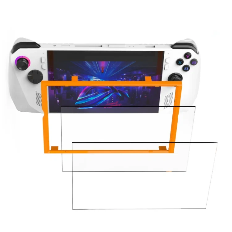 Screen Protector for ROG Ally Console Accessories Ultra Thin HD Full Tempered Screen Protector Film