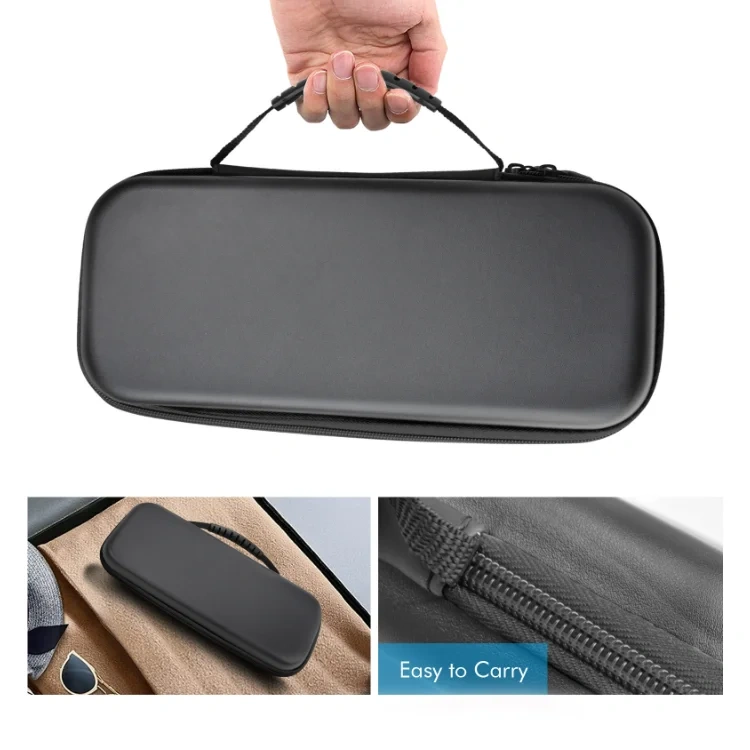 Hard Leather Pattern Bag EVA Protective Case Portable Game Console Bag For Rog Ally Handheld Case
