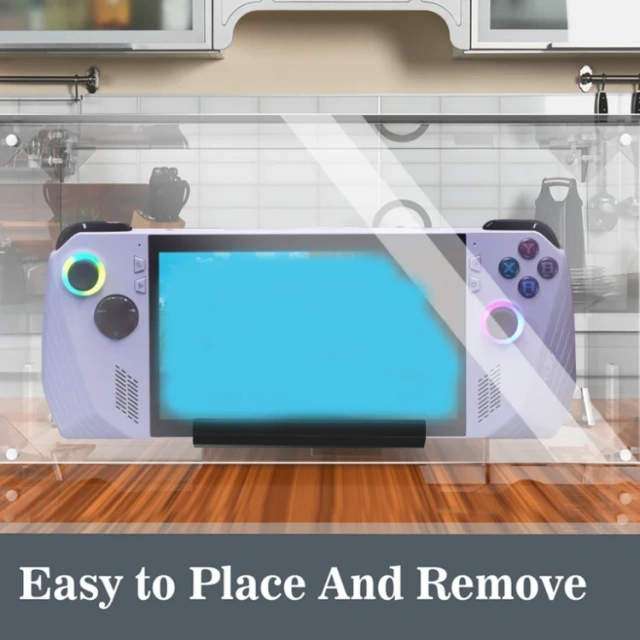 Transparent Acrylic High Quality Dustproof Cover Protective Case For Rog Ally Handheld Clear Dust Cover Case