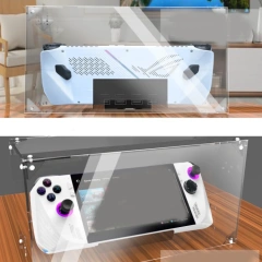 Transparent Acrylic High Quality Dustproof Cover Protective Case For Rog Ally Handheld Clear Dust Cover Case