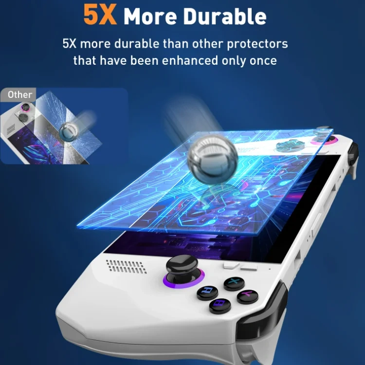 Screen Protector for ROG Ally Console Accessories Ultra Thin HD Full Tempered Screen Protector Film