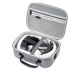 Portable Hard Shell Handbag Protective Travel Carrying Case For Meta Quest3 VR Storage Case Shoulder Bag