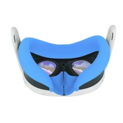 VR Silicone Face Cover for Meta Quest3 Silicone Mask Face Pad Glasses Accessories Protective Cover
