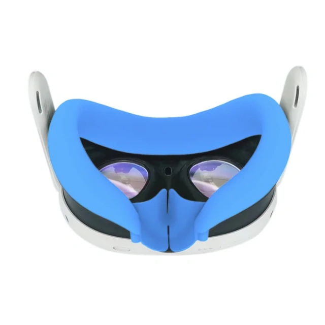 VR Silicone Face Cover for Meta Quest3 Silicone Mask Face Pad Glasses Accessories Protective Cover